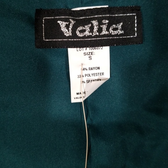 Valia Pattern office grey jacket. Size S. NWOT - Picture 8 of 8